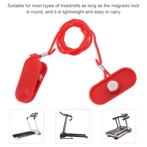 Gosknor Treadmill Magnet Safety Key, Universal Treadmill Safety Key | Red ABS Magnet thumbnail 4