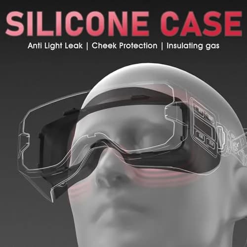 YESWELDER Welding Goggles Kit with LED Light, True Color Shade | Compact Auto-Darkening Safety Eyewear thumbnail 6