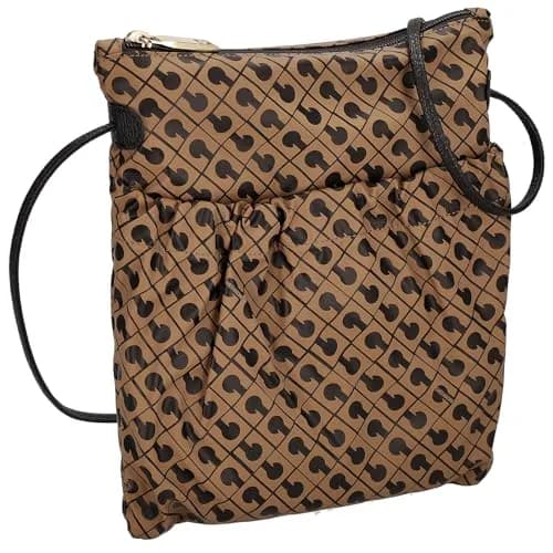 Gherardini Utility Shoulder Bag in Toffee | Italian Polyurethane Design, 26×24×1.5cm thumbnail 1