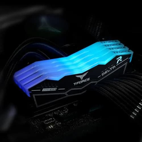 TEAMGROUP T-Force Delta RGB DDR5 RAM 64GB (2x32GB) 6000MHz CL38 Black | High-Speed Desktop Memory thumbnail 7