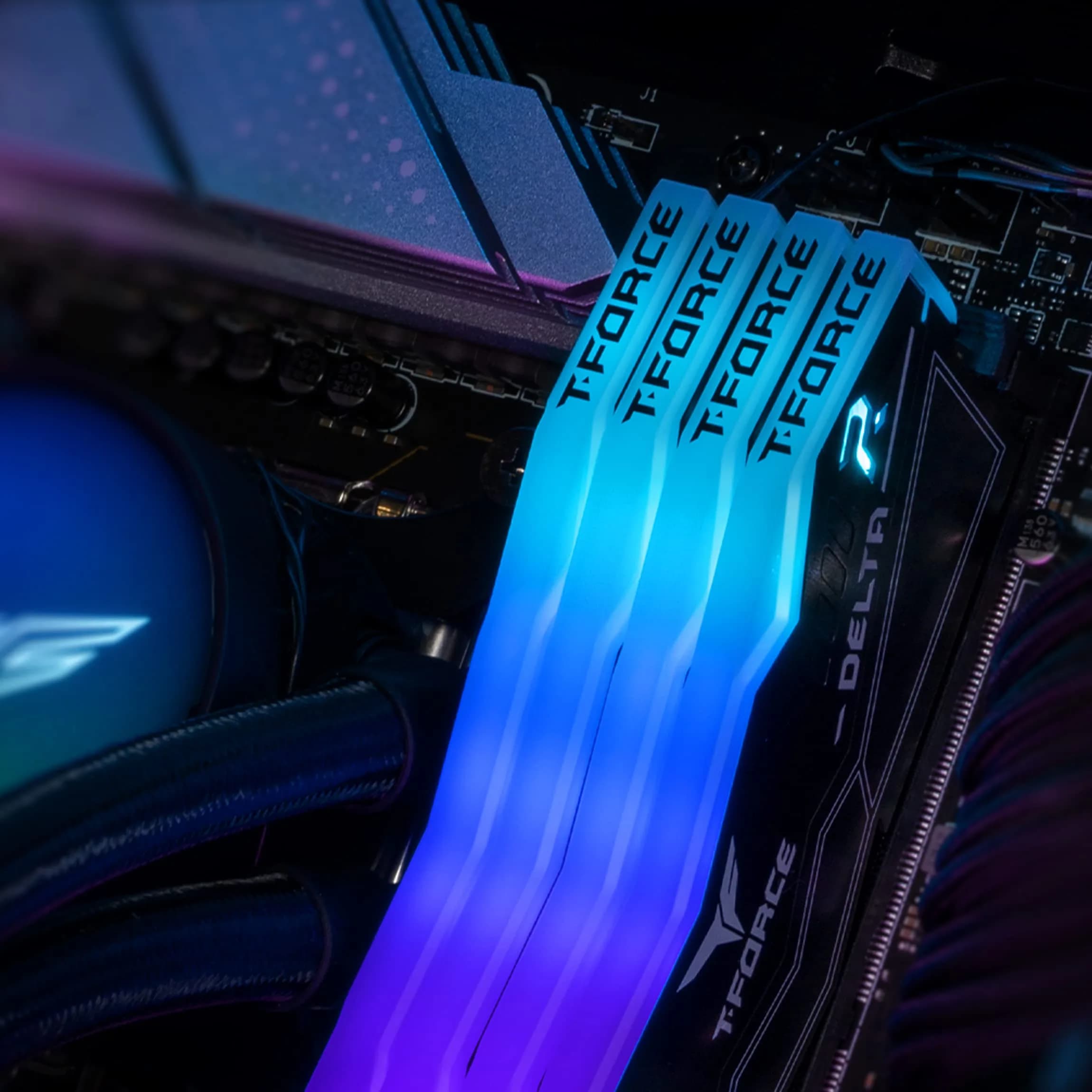 TEAMGROUP T-Force Delta RGB DDR5 RAM 64GB (2x32GB) 6000MHz CL38 Black | High-Speed Desktop Memory - view 9