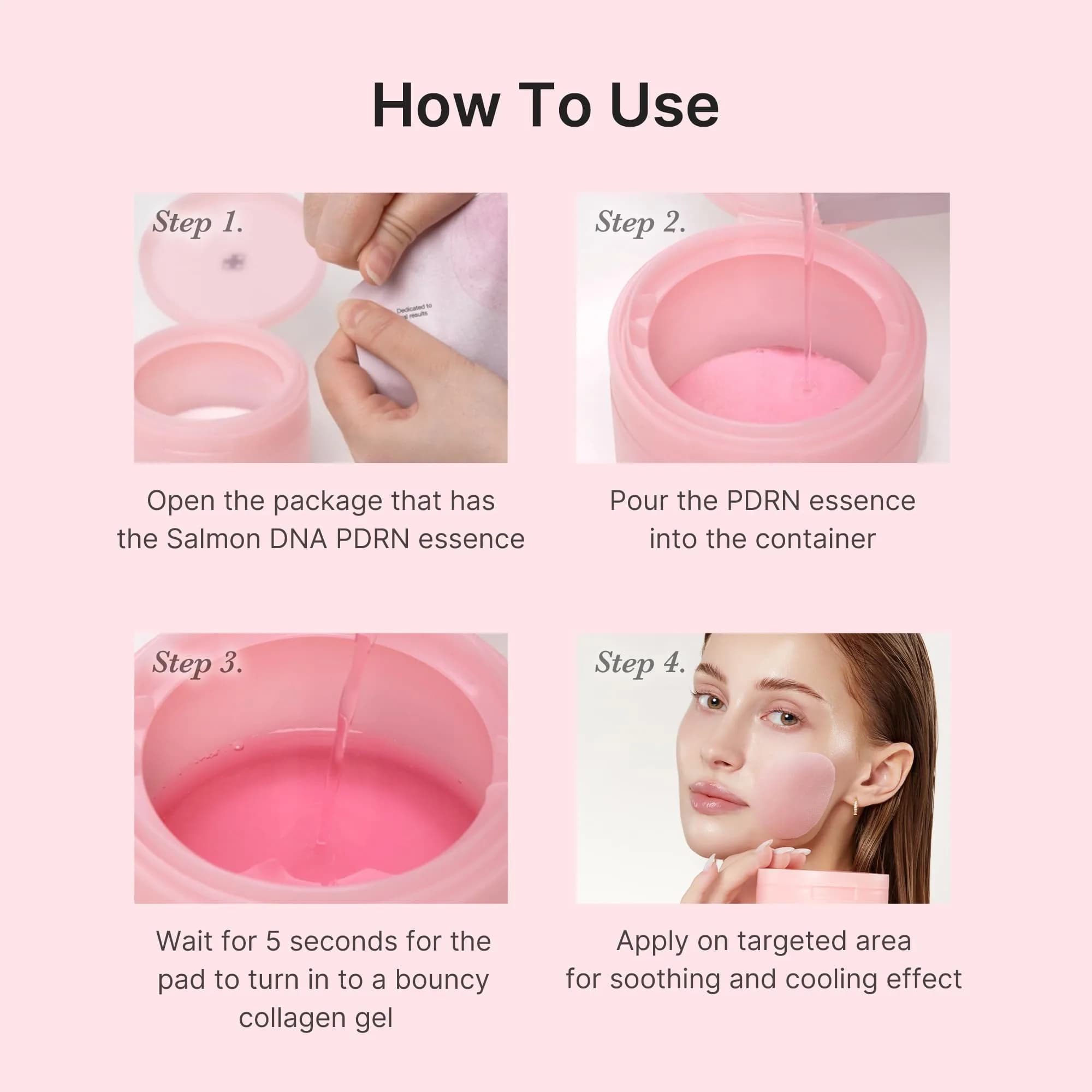medicube PDRN Pink Collagen Jelly Toner Pads 70 Count | Soothing & Radiance - view 7