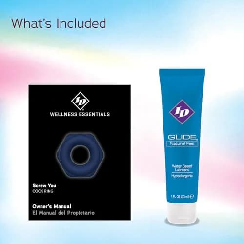 ID Screw You Cock Ring 55mm | Ultra-Stretchy for Enhanced Stimulation thumbnail 5