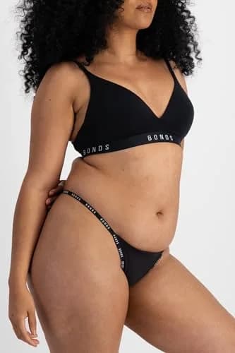 Bonds Women’s Thong Underwear 3-Pack | Breathable Cotton Blend, Soft Stretch, Everyday Comfort thumbnail 3