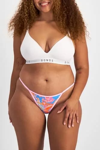 Bonds Women’s Thong Underwear 3-Pack | Breathable Cotton Blend, Soft Stretch, Everyday Comfort thumbnail 2