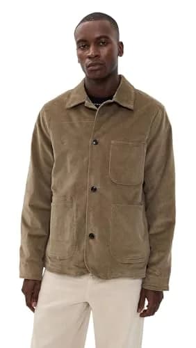 Paul Smith Mens Work Jacket Hazelnut Medium | Organic Cotton, Fully Lined thumbnail 1