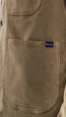Paul Smith Mens Work Jacket Hazelnut Medium | Organic Cotton, Fully Lined thumbnail 6