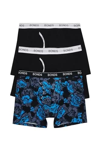 Bonds Men’s Mid-Length Boxer Briefs 3-Pack | Soft Cotton, Everyday Comfort Underwear thumbnail 1