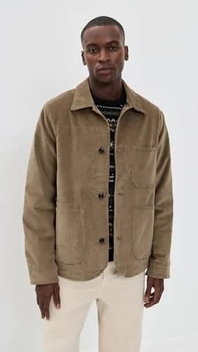 Paul Smith Mens Work Jacket Hazel | Organic Cotton Blend, Fully Lined, Regular Fit thumbnail 2