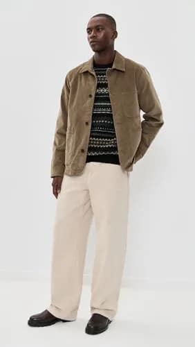 Paul Smith Mens Work Jacket Hazel | Organic Cotton Blend, Fully Lined, Regular Fit thumbnail 3