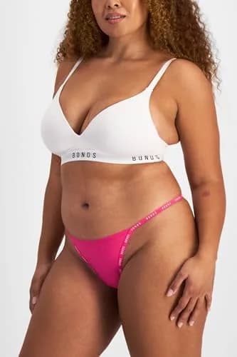 Bonds Women’s Thong Underwear 3-Pack | Breathable Cotton Blend, Soft Stretch, Everyday Comfort thumbnail 4