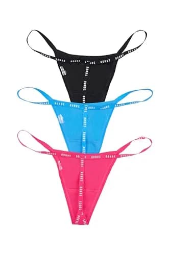 Bonds Women’s Thong Underwear 3-Pack | Breathable Cotton Blend, Soft Stretch, Everyday Comfort thumbnail 5