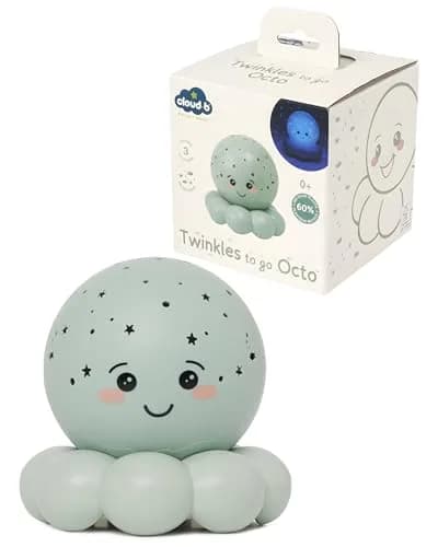 Cloud b Twinkles to Go Octo Pastel Green | Portable Night Sky Projector for Bedroom & Travel thumbnail 1