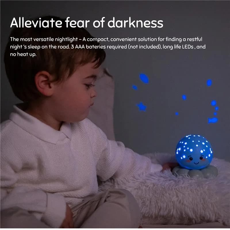 Cloud b Twinkles to Go Octo Pastel Green | Portable Night Sky Projector for Bedroom & Travel thumbnail 10