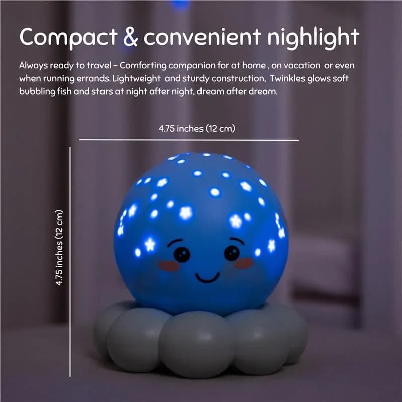 Cloud b Twinkles to Go Octo Pastel Green | Portable Night Sky Projector for Bedroom & Travel thumbnail 6