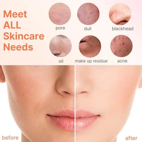 TOUCHBeauty Face Scrubber with 3 Brush Heads & 2 Speeds | Deep Cleansing & Exfoliating for All Skin Types thumbnail 7