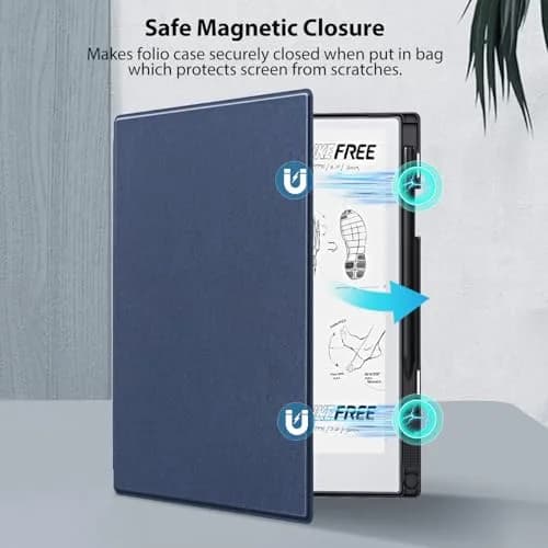 TiMOVO Case for Remarkable 2 10.3" (26.16 cm) Dark Blue Folio with Pen Slot | Protective Hard Back Shell thumbnail 4