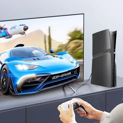 MIKNEKE Black Matte Faceplates for PS5 Pro Disc Edition | Replacement Side Shell Panels thumbnail 6