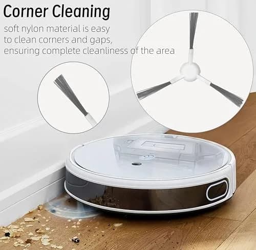 sonecesiya Accessories Kit for Xiaomi S20 Plus / S20+ Robot Vacuum Cleaner | 2 Main Brushes, 6 Filters, Mop Pads thumbnail 4