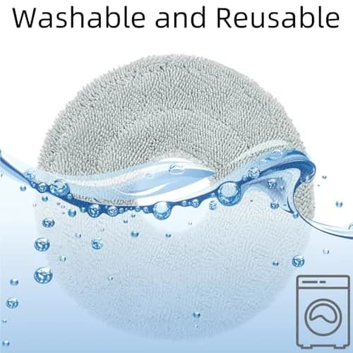 sonecesiya Accessories Kit for Xiaomi S20 Plus / S20+ Robot Vacuum Cleaner | 2 Main Brushes, 6 Filters, Mop Pads thumbnail 8