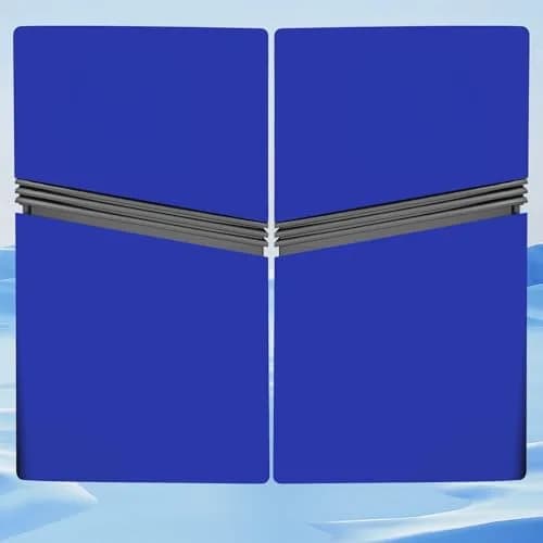 MIKNEKE Cover Plates for PS5 Pro Digital Edition Blue | Matte Faceplates Compatible with PlayStation 5 Pro Console (15.2 in x 10.2 in) thumbnail 2