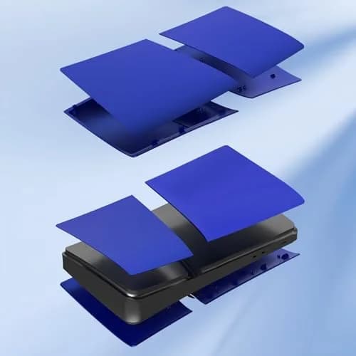MIKNEKE Cover Plates for PS5 Pro Digital Edition Blue | Matte Faceplates Compatible with PlayStation 5 Pro Console (15.2 in x 10.2 in) thumbnail 3
