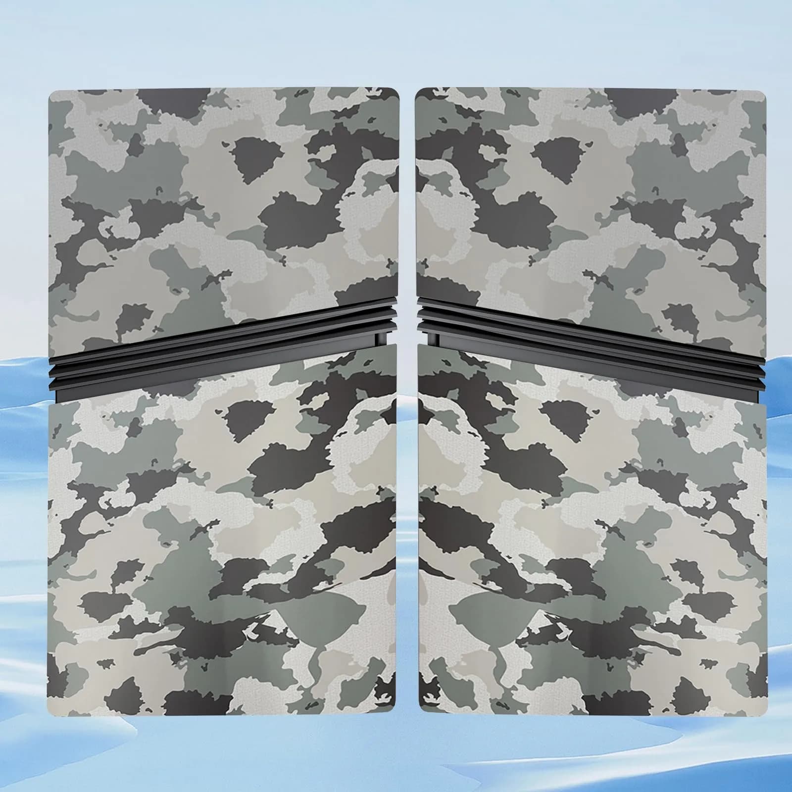 MIKNEKE Cover Plates for PS5 Pro Digital Edition Matte FacePlates Accessories in Camouflage | Durable ABS Shell for Console Protection thumbnail 2
