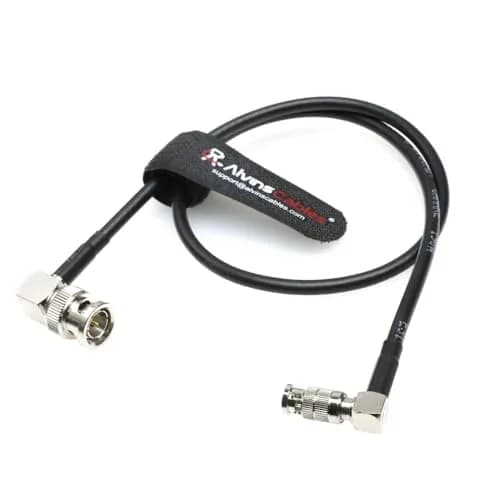 Alvin's Cables Micro-BNC High-Density BNC to BNC 6G HD SDI Coaxial Cable 50cm | Right-Angle 75 Ohm for Blackmagic Video Assist thumbnail 4