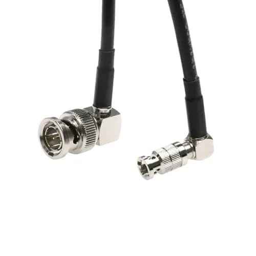Alvin's Cables Micro-BNC High-Density BNC to BNC 6G HD SDI Coaxial Cable 50cm | Right-Angle 75 Ohm for Blackmagic Video Assist thumbnail 2