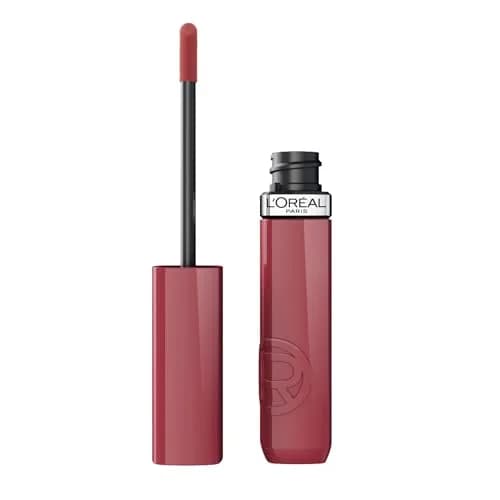 L'Oreal Paris Infallible Lacque Resistance Liquid Lipstick 16HR Long Lasting Lip Makeup Paris Sunset | Zero Transfer & Lacquer Shine thumbnail 1