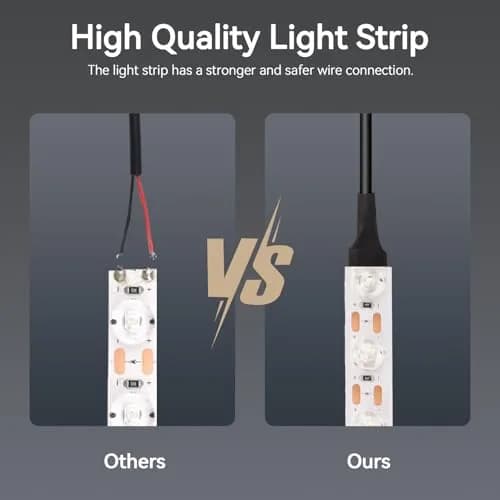 UniTak3D 24V LED Light Bar for Bambu Lab A1 3D Printer | 270mm High Brightness with 780mm Cable thumbnail 5