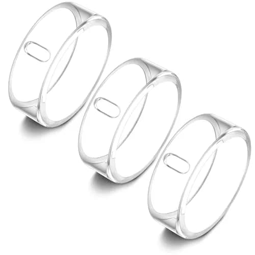 ZOOROO Clear 3 Pack Oura Ring Gen 4/3 Cover | TPU Protector for Size 6 - main product image