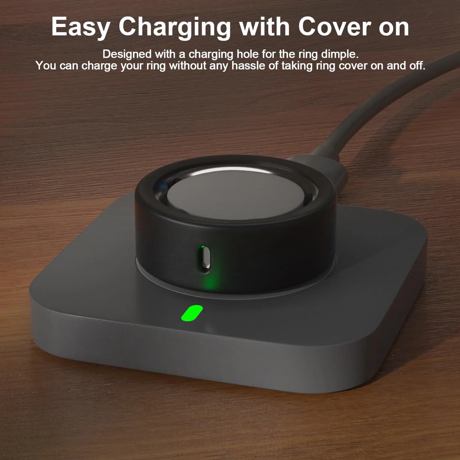 ZOOROO Oura Ring Gen 3/4 Case | Anti-Scratch Silicone Protector (3-Pack, Black) - view 2