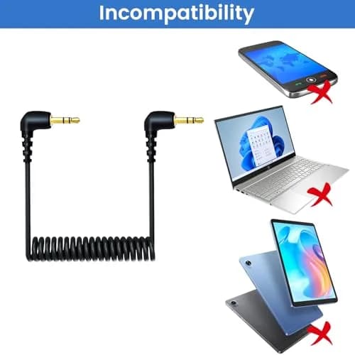 weishan 2-Pack 3.5mm Microphone Cable for DJI Mic Mini & Hollyland Lark Receivers | Durable, Flexible, Noise-Free Audio (120 chars) thumbnail 5