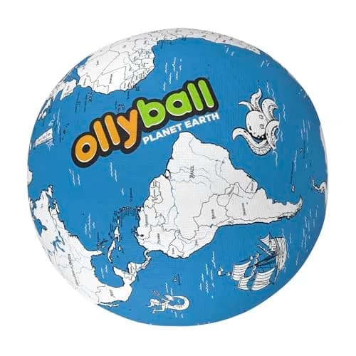 Ollyball Planet Earth Ultimate Indoor Play Ball, Colorful Ball, Suitable for Indoor and Outdoor Use Educational Toy thumbnail 1