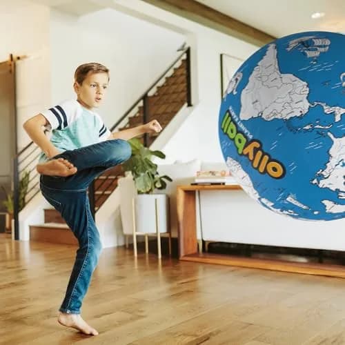 Ollyball Planet Earth Ultimate Indoor Play Ball, Colorful Ball, Suitable for Indoor and Outdoor Use Educational Toy thumbnail 5