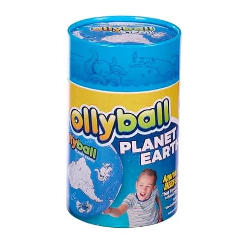 Ollyball Planet Earth Ultimate Indoor Play Ball, Colorful Ball, Suitable for Indoor and Outdoor Use Educational Toy thumbnail 2