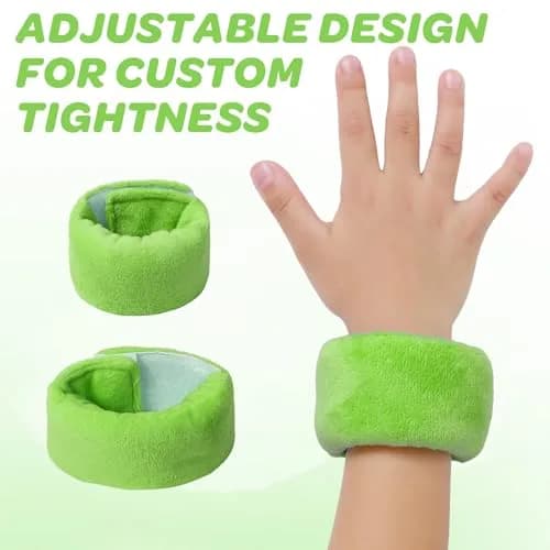 JXM Sensory Weighted Bracelets for Kids (2-Pack, Green) | Deep Pressure Input for Calming and Focus thumbnail 3