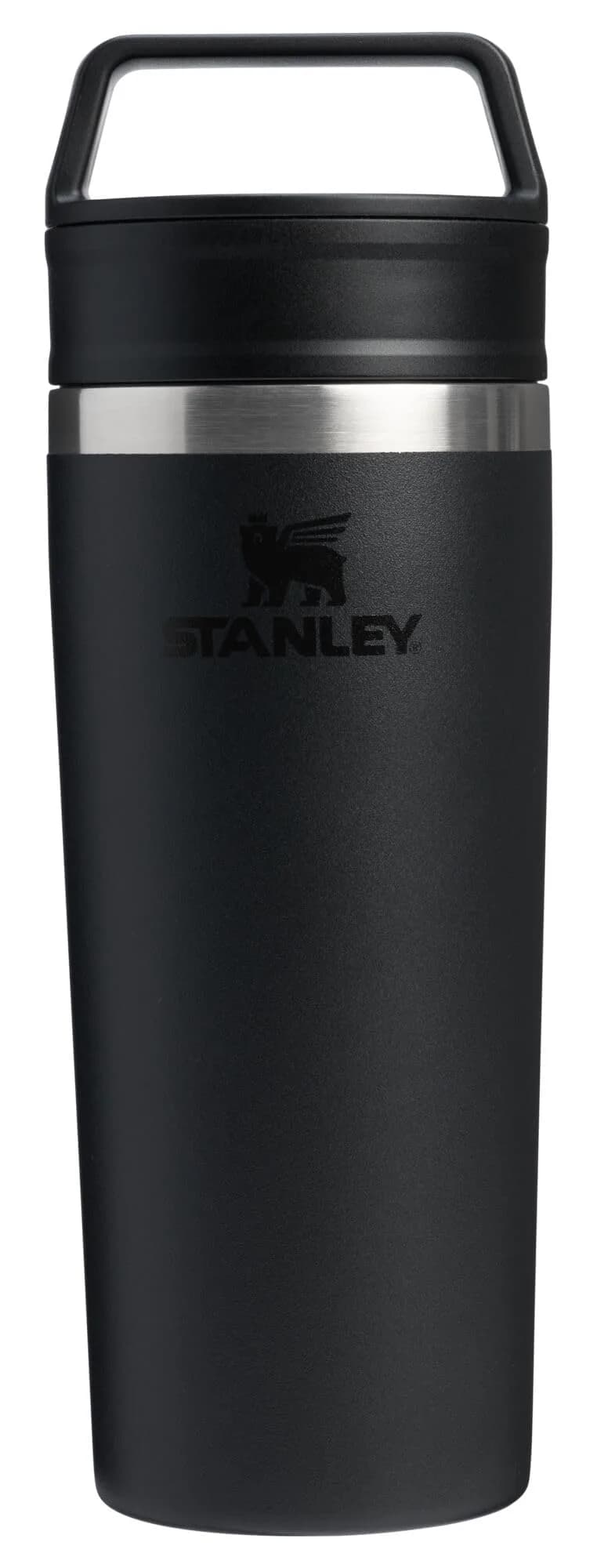 STANLEY Cafe-To-Go Travel Mug, 16 oz, Black 2.0 | Leakproof Double-Wall Insulated Coffee Mug — Black 2.0 / 16 Ounces