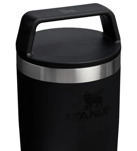 STANLEY Cafe-To-Go Travel Mug, 16 oz, Black 2.0 | Leakproof Double-Wall Insulated Coffee Mug thumbnail 2