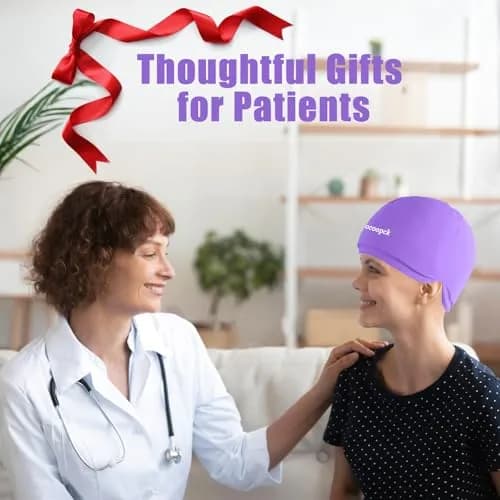 sfiocoopck Purple Chemo Cold Cap for Chemotherapy | Scalp Cooling for Hair Loss Prevention thumbnail 6