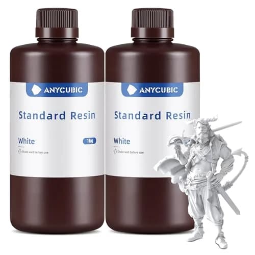 ANYCUBIC 3D Printer Resin 2kg (70.6 oz) | High Precision Fast Curing UV Photopolymer Resin for LCD 3D Printing thumbnail 1