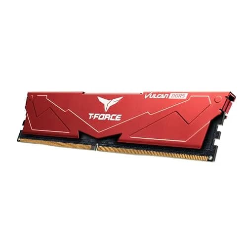 TEAMGROUP T-Force Vulcan DDR5 32GB (2x16GB) 6000MHz CL38 Red | High-Speed Desktop Memory Module thumbnail 9