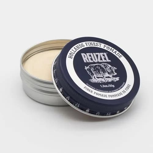 REUZEL Fiber Pomade Strong Hold Low Shine Travel Size 1.3 oz | Flexible, Textured Finish for All Hair Types thumbnail 2