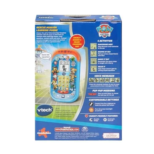 VTech PAW Patrol Rescue Mission Learning Phone | Interactive Toy for Kids 3+ thumbnail 8