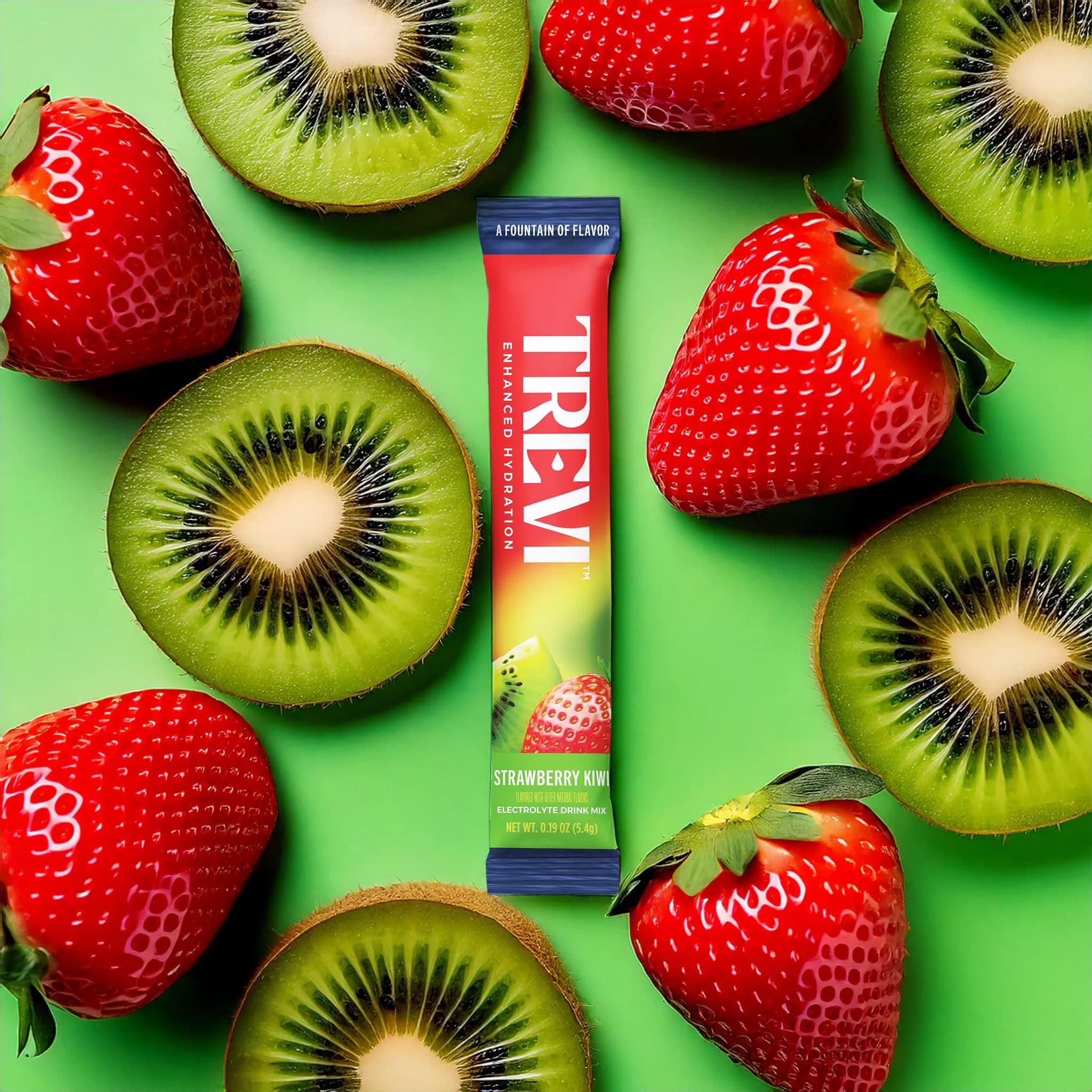 TREVI™ Everyday Sugar Free Electrolytes Drink Mix Powder Packets Strawberry Kiwi 28 Count - view 2