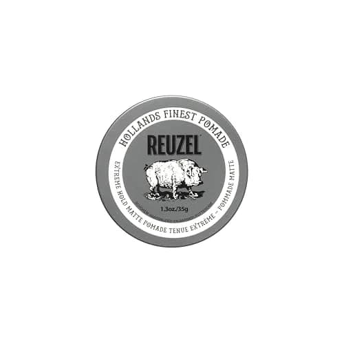 REUZEL Extreme Hold Matte Pomade 1.3 Oz | Strong All-Day Matte Finish, Water Soluble, Easy Washout thumbnail 1