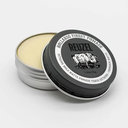 REUZEL Extreme Hold Matte Pomade 1.3 Oz | Strong All-Day Matte Finish, Water Soluble, Easy Washout thumbnail 2