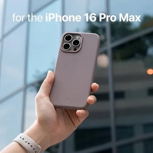 TineeOwl iPhone 16 Pro Max Magnetic Case, Slim TPU, Camera Control Button, Compatible with MagSafe, Dusty Lilac thumbnail 8