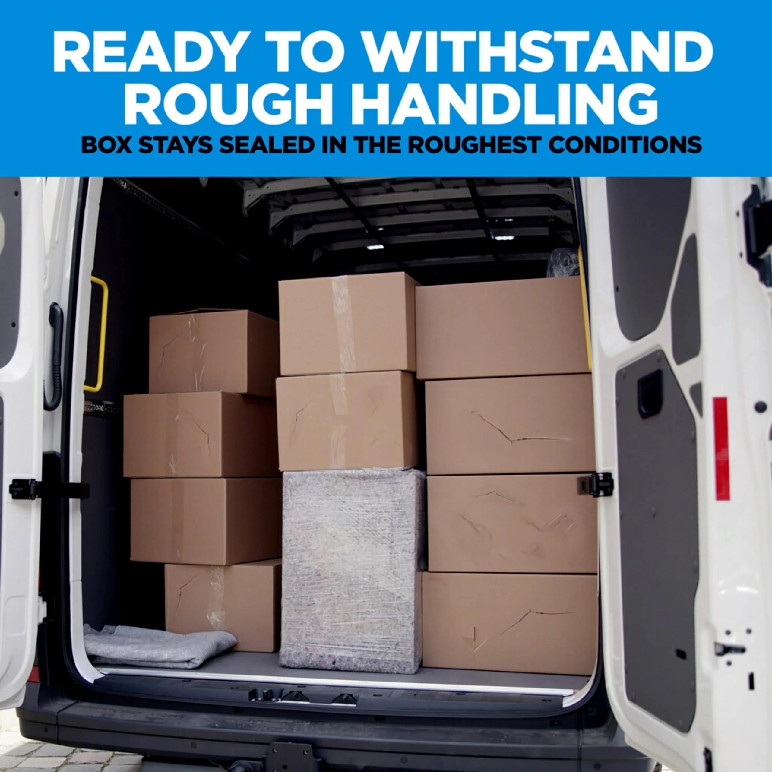 Scotch Heavy Duty Shipping Tape 36 Rolls Bundle with Dispensers | Strong Seal & Reliable Packaging - view 6